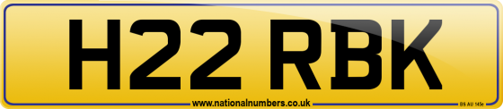 H22 RBK