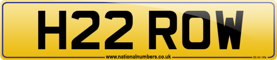 H22 ROW