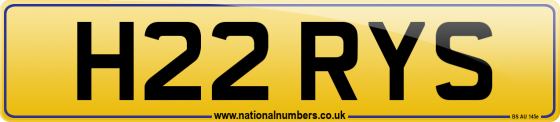 H22 RYS