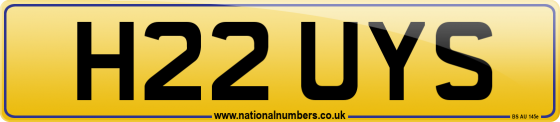 H22 UYS