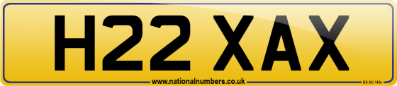H22 XAX