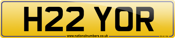 H22 YOR