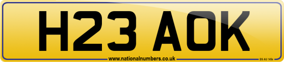 H23 AOK