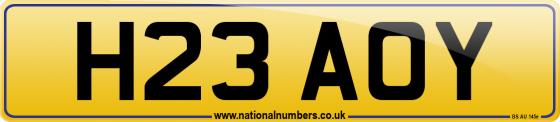 H23 AOY