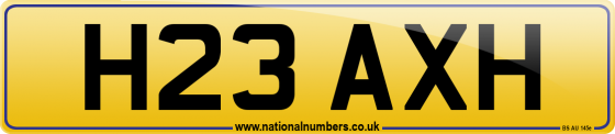 H23 AXH