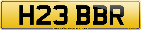 H23 BBR