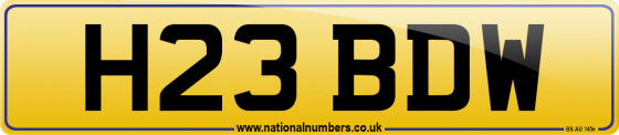 H23 BDW