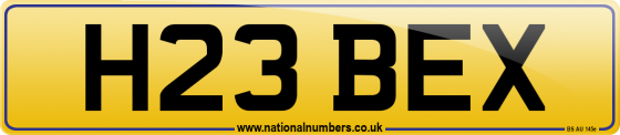 H23 BEX