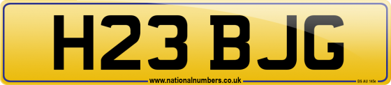 H23 BJG