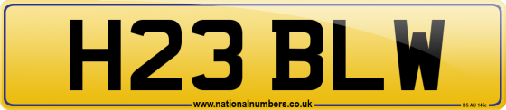 H23 BLW