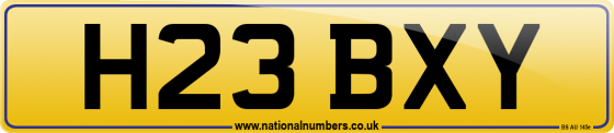 H23 BXY