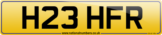 H23 HFR