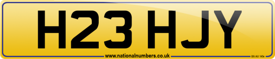 H23 HJY