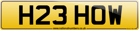 H23 HOW