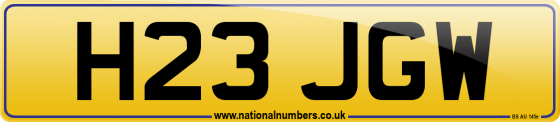H23 JGW