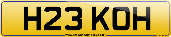 H23 KOH