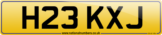 H23 KXJ