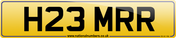 H23 MRR