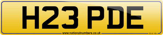 H23 PDE