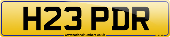 H23 PDR