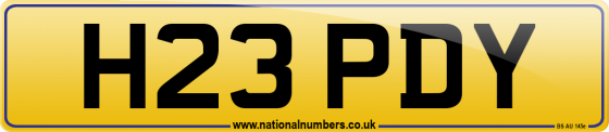 H23 PDY