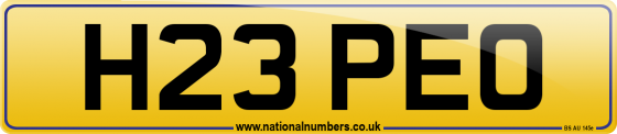 H23 PEO