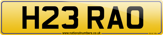 H23 RAO