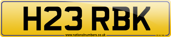 H23 RBK