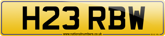 H23 RBW