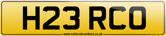 H23 RCO