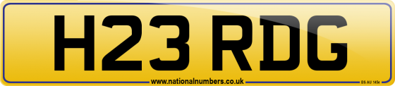 H23 RDG