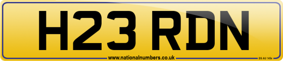 H23 RDN