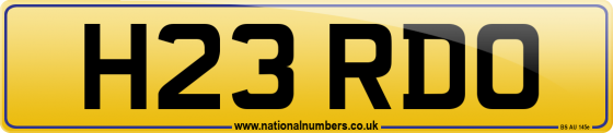 H23 RDO