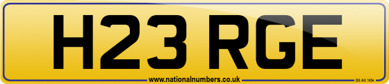 H23 RGE