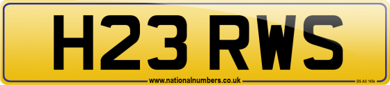 H23 RWS