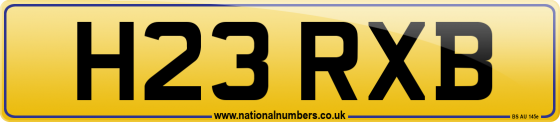 H23 RXB