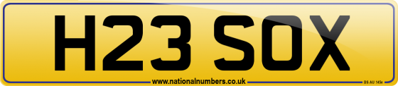 H23 SOX
