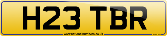 H23 TBR
