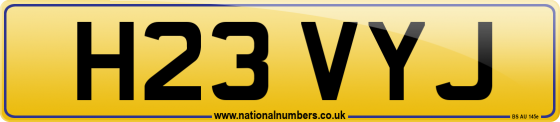 H23 VYJ
