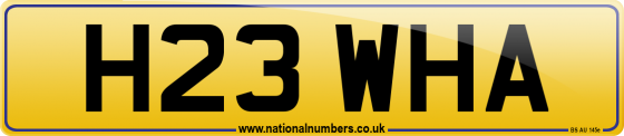 H23 WHA