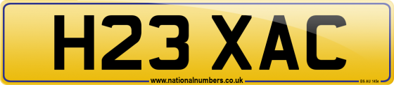 H23 XAC