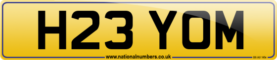 H23 YOM