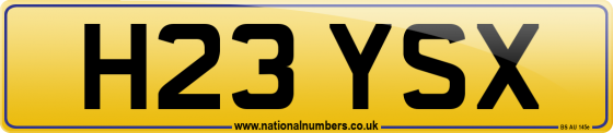 H23 YSX