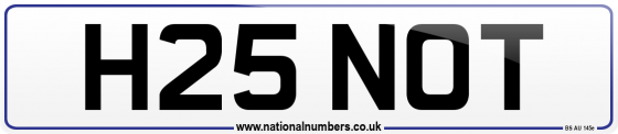 H25 NOT