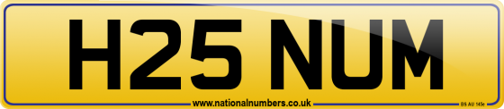 H25 NUM