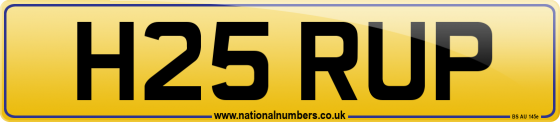 H25 RUP