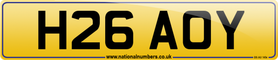 H26 AOY