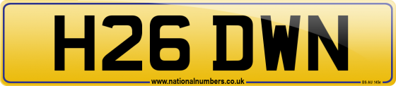 H26 DWN