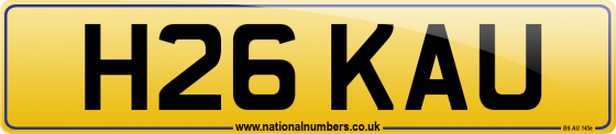 H26 KAU