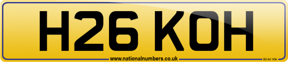 H26 KOH